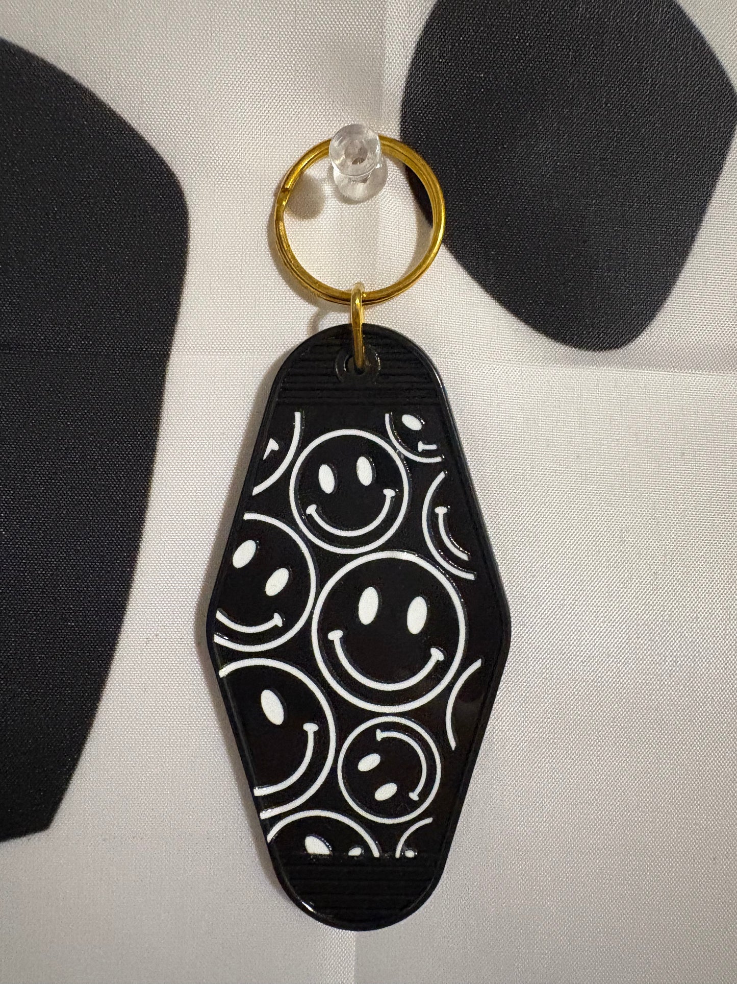 Smiley Face Keychain